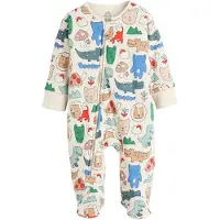Next Pijama 'Tog' beige / azul / verde / rojo