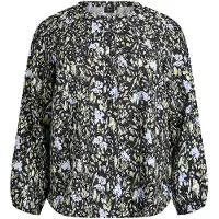 Zizzi Blusa 'Caava' beige / azul / negro