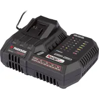 Parkside CARGADOR INTELIGENTE PARA BATERÍAS PERFORMANCE »PLGS 2012 A1«, 20 V, 12 A, controlable a través de la aplicación