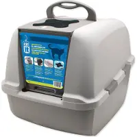 Catit Arenero para gatos Hagen Catit con techo, tamaño jumbo