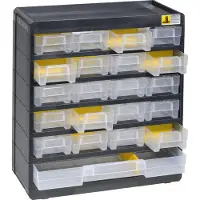 Allit Organizador de piezas pequeñas VarioPlus Basic 32, con 21 compartimentos