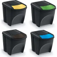 Keden Contenedores De Reciclaje Apilables Sortibox 100l