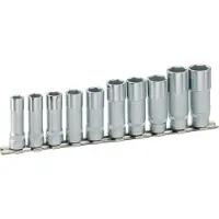 Hazet Juego de llaves de vaso de 6 puntos, modelo 880LG/10H