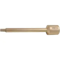 Ks Tools , juego de dados de inserción con punta hexagonal interior, bronce "plus", 1/2", longitud 6x160 mm (963.1315)