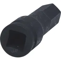 Ks Tools 911.0931, Llave de vaso, 1/2", métrica, 1 cabeza, 17 mm, acero cromo-molibdeno