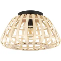 Eglo Montezuelo, 1 bombilla, casquillo E27, IP20, color , estilo natural, material: madera