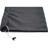 Mendler Funda protectora para toldo de aluminio N23 de 2x3 metros, funda de protección con cordón ajustable, color gris antracita