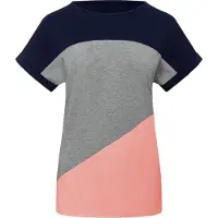 Imily Bela Camiseta marino / gris moteado / rosa