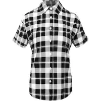 Imily Bela Blusa gris moteado / negro / blanco