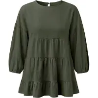 Imily Bela Blusa verde oscuro