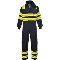 Portwest FR98, mono de trabajo ignífugo, color azul marino, talla M
