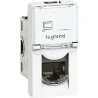 Legrand Int. Zsuvka RJ-45 1 Mod. Mosaic - negro