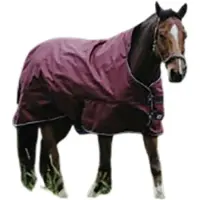 Ekkia EQUITHÈME TYREX 1200D, manta para exteriores con cuello alto, 150g, color: burdeos, talla: 165 cm, relleno: 150g