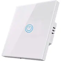 Lamex Interruptor de luz táctil, color blanco