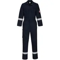 Portwest FR502 Bizflame Plus, mono de protección, color azul marino, talla S