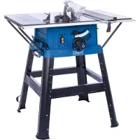 Scheppach Sierra circular de mesa HS254 | Motor de 2200 W | 5300 rpm | Inclinación continua de 0 a 45° | Diámetro de la hoja de sierra: 254 mm | Altura de corte máxima: 85 mm