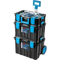 Högert Conjunto de cajas 4 en 1: Su estructura de pared reforzada ofrece una mayor resistencia a los daños mecánicos; robusto | Technik