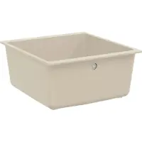 Syfax Lavabo 80% Cuarzo y 20% Resina 430 x 460 mm Beige