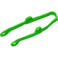 Ufo PLAST: Protector para las horquillas, color verde, compatible con modelos Kawasaki