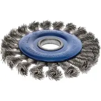 Osborn Cepillo Circular De Alambre Trenzado Acero 9502626251 125x6 Mm