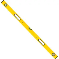 Topex Nivel de aluminio, modelo 600, 120 cm, con 3 ampollas