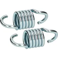 KOTARBAU 2 x Resortes de Columpio, Resorte de Hamaca, Resorte para Colgar 7 mm, Resorte de Acero galvanizado, oscilante, Resortes para hamacas, Columpios, sillas de porches, Ganchos de suspensión, 2