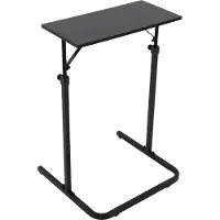StarTech.com Mesa para entrenadores de roles: Escritorio de pie con altura ajustable, altura de 88 a 120 cm, estructura de acero, forma en U, capacidad de carga de 15 kg, de pie, color negro