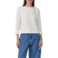 s.Oliver T-shirts Offwhite Talla: 42 | Manga Larga Outlet | Mujer | Blanco