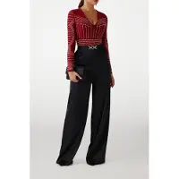 Guess Marciano By Kristal Bodysuit Dark Jam Red Talla: XS | Manga Larga Outlet | Mujer | Rojo