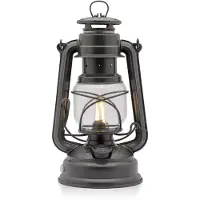 Feuerhand Baby Special 276 Metallic Grey, 276-LED-MG, lámpara de exterior LED