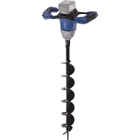 Scheppach Taladro de tierras inalámbrico BC-EB100-X - 20V IXES | Longitud del taladro: 800 mm | Diámetro del taladro: 100 mm | 3 modos de funcionamiento | Mango ergonómico