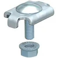 OBO GKS 34: Pieza de fijación para canalones de rejilla, compatible con el modelo FT 6016820