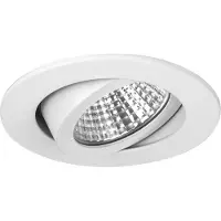 Brumberg BRUM, foco empotrable LED, blanco, diámetro 2W, modelo 12461073, 6W, 460 lúmenes, temperatura de color 1800-3000K, corriente 350mA, compatible con DA68, tamaño de encaje ET38mm