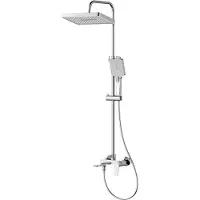 Hak Columna de ducha FLERY con grifo de palanca, cromada