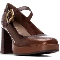 Carmela para mujer. 16253501-TAUPE Zapatos 162535 marrón (36), 5 a 8cm, Hebilla, Casual, Clásico, Charol, outlet 2026.