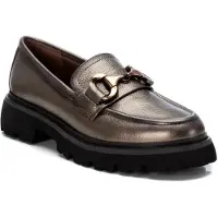Carmela para mujer. 16199101-PLOMO Mocasines de piel 161991 plateado (41), Plata, Plano, Ninguno, Casual, outlet 2026.