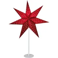Markslöjd Adorno luminoso para mesa, estrella roja, CLARA 704907, Markslojd