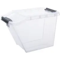 PLAST TEAM Vertriebs GmbH Caja de almacenamiento plast team 27750800, modelo PROBOX SLANTED, de 58 litros