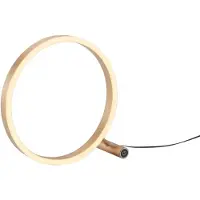 Leuchtendirekt Lámpara de mesa LED Ritus, acabado en latón mate, 11,5W, luz blanca cálida, 700 lúmenes, metal, dimensiones: 28x10x28,5 cm, IP20, marca Leuchten Direkt