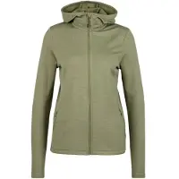 Heber Peak - Women's Merino210 EvergreenHe. Zip Hoody - Sudadera con capucha y cremallera size XL, oliva