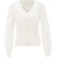 NAEMI Cárdigan blanco
