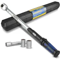 Goodyear Llave dinamométrica , llave para tuercas de rueda, extensión, juegos de dados, 42-210, 75522