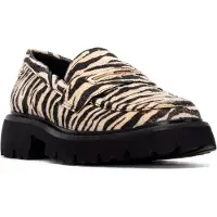 Carmela para mujer. 16254506-CEBRA Mocasines 162545 estampado (35), Plano, Ninguno, Casual, Animal print, Clásico, outlet 2026.