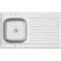 Syfax Fregadero de cocina con escurridor acero inox 1000x600x155 mm