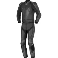 Büse Tormo damas Conjunto Cuero 2 Piezas Negro/Antracita 38 unisex