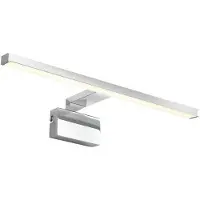 Nordlux Aplique para baño LED Marlee, metal, acabado cromado, 50 cm, 3.000K