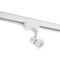 Faro 64202, barrera de luz para raíles, casquillo GU10, 1 bombilla, 220-240 V, blanco