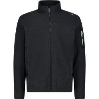 CMP - Jacket Jacquard Knitted 38H2237 - Forro polar size 60, negro