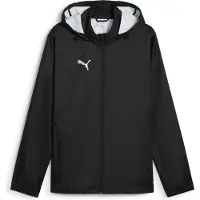 Puma Chaqueta deportiva 'TeamAdditions' negro / blanco