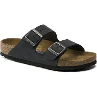 Birkenstock Sandalias Arizona Soft Footbed hombre - Negro - 38